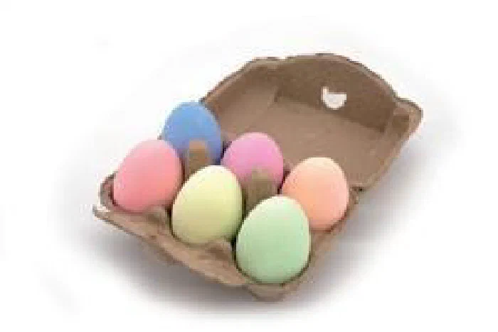 6pc Egg Chalk