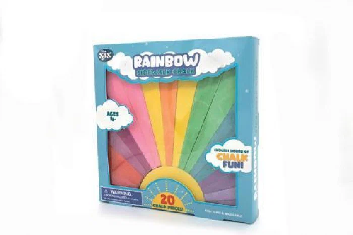 Rainbow Sidewalk Chalk